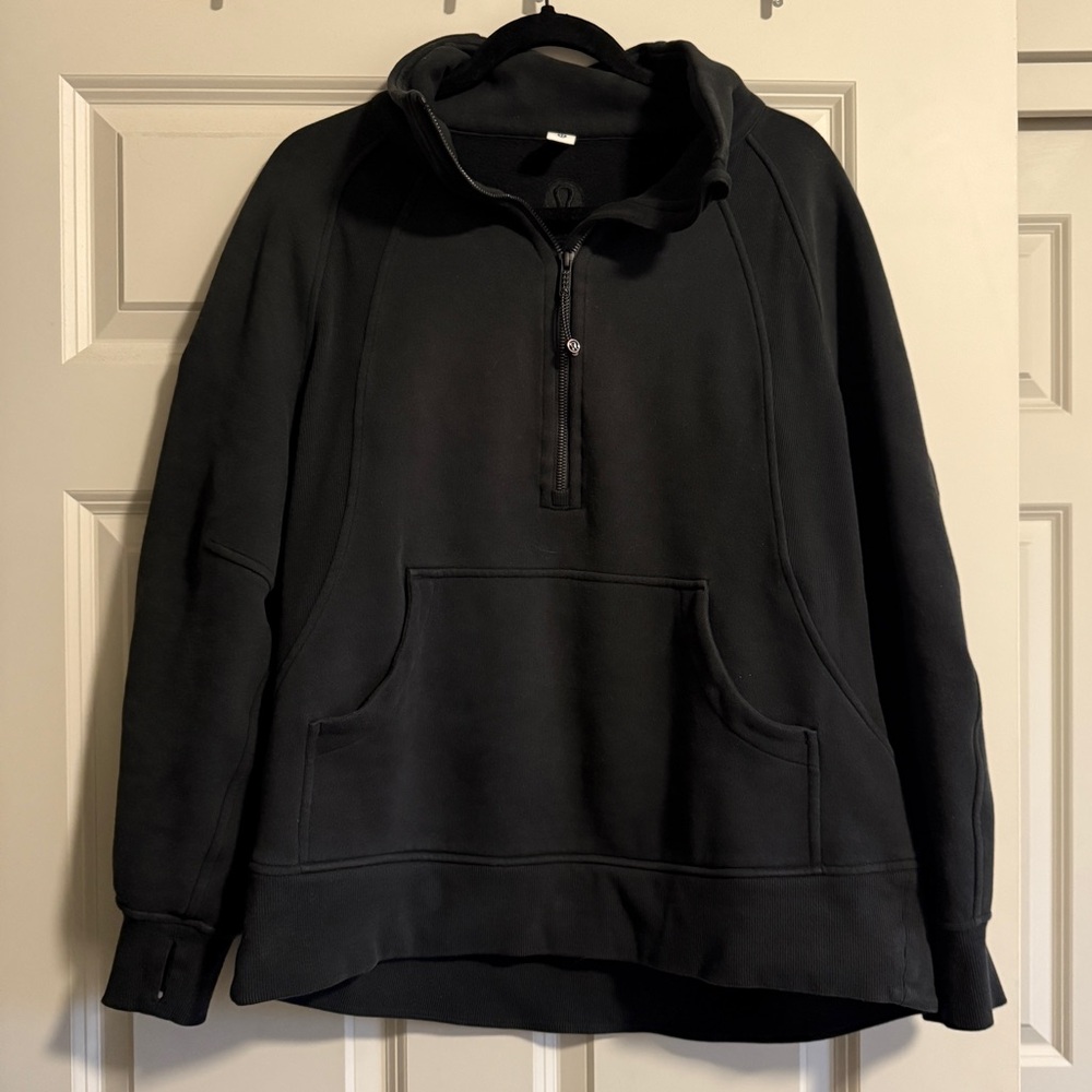 Lululemon Long Scuba Oversized Funnel-Neck Half Zip